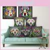 Versatile Cute And Humorous Dog Pillow Cover For Car Sofa And Home Office
