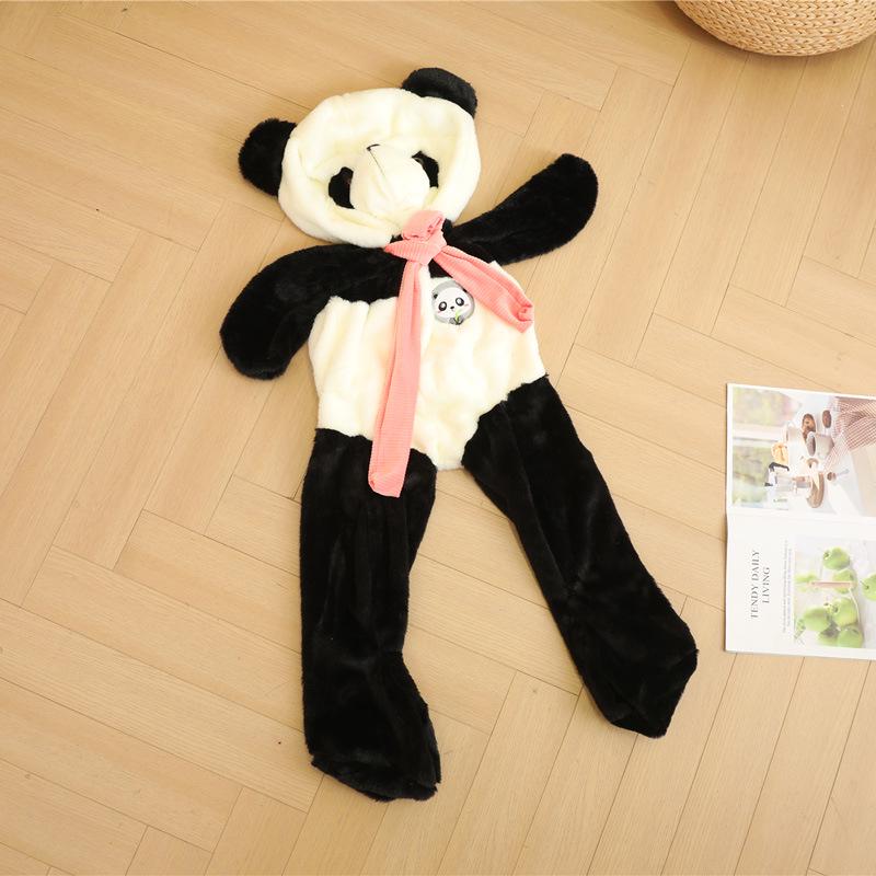 

Adorable Giant Panda Plush Toy - Black & White Comfort Doll for Kids 80cm Shell without Filling - Zippered (0.25kg)
