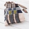 5 Pairs of Winter Dual-track Retro Rabbit Wool Socks for Men, Thickened and Warm Ethnic-style Socks