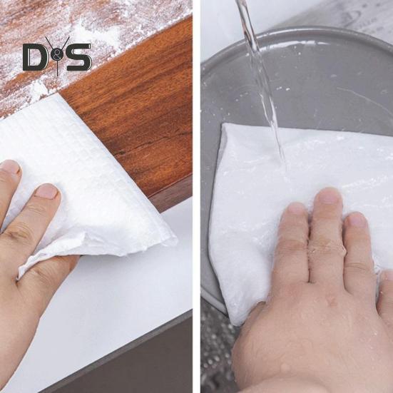 1 Roll Lazy Rag Ultra Absorbent Non-Woven Cloth Kitchen Car Cleaning Reusable Washable Towels Lint-free Cleaning Towels