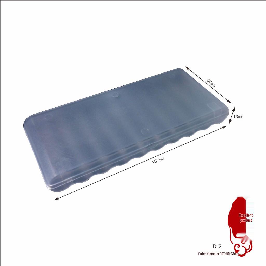 Vodotěsná PP plastová krabička pro skladování a ochranu lithiových baterií pro Ne. 7 Baterií (10-slot)