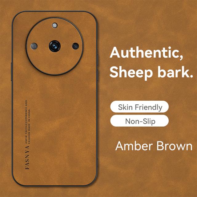 

Чехол для телефона из искусственной кожи из овчины для Realme 11 Pro Plus, матовый силиконовый противоударный чехол-бампер для Realme 10 Pro Plus Shell Realme 10 Pro Plus