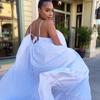 Spot 8078 Umstands-Strandkleid: Europäischer und amerikanischer Stil, sexy ärmelloses Swing-Sommerkleid für Damen