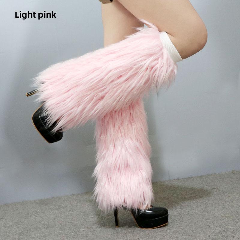 Women's Faux Fur Plush Boot Cuffs & Leg Warmers for Autumn/Winter