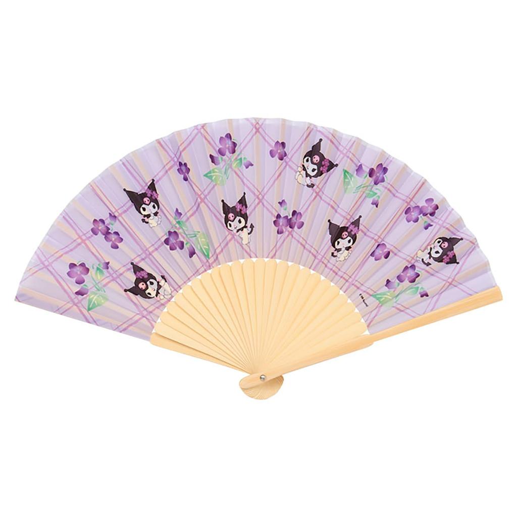 Sanrio Kuromi Folding Fan with Case 835986 (SANRIO)
