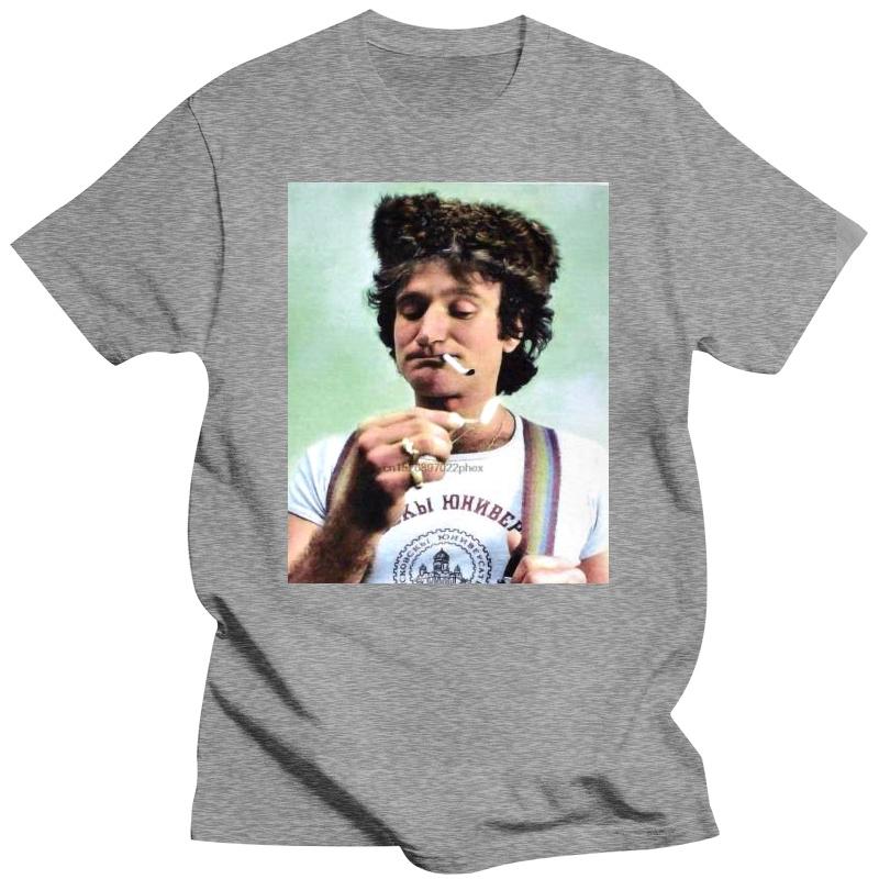 Fashion Black Tshirts For Male Teeshirt Graphic T Shirts Robins Williams Mork White Tshirt Sizes Available S3xl Unisex T Shirt