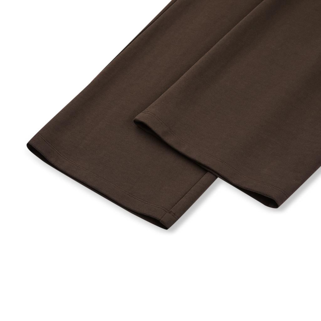 Skechers Solid Color Breathable Mid-Rise Knitted Sports Pants Women Bottoms L126W045-05U5