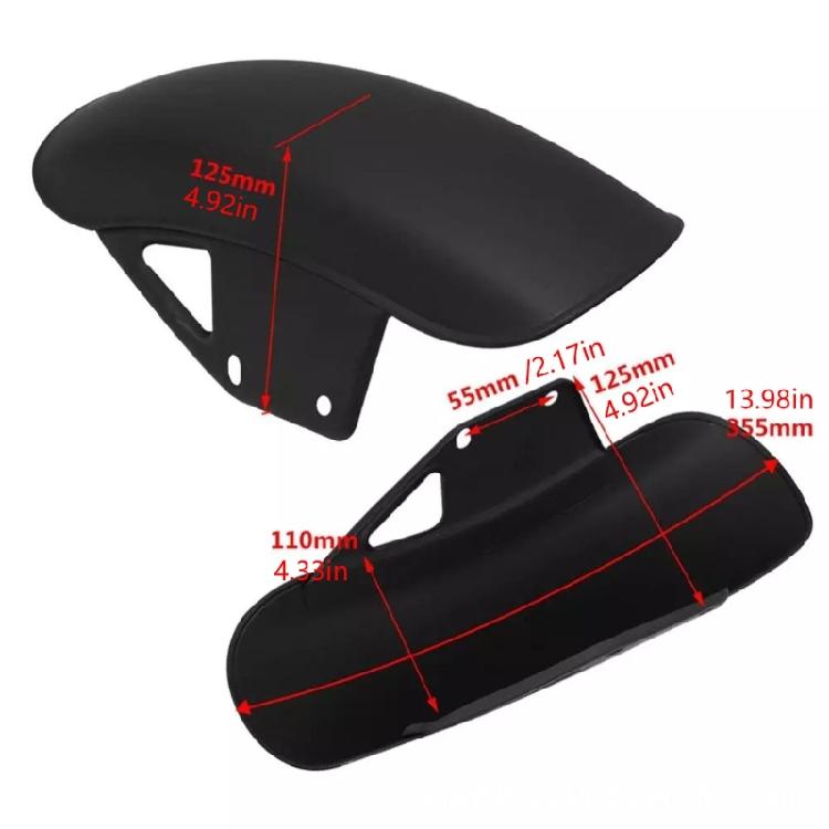 Motorcycle Modified Guard Front Fenders Protector for GN125 Motorbike Front Wheel Mud Flaps Mudguard Guard