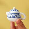 Chinese Style Flower Porcelain Teapot Exquisite Milk Tea Lid Accessories  Restaurant
