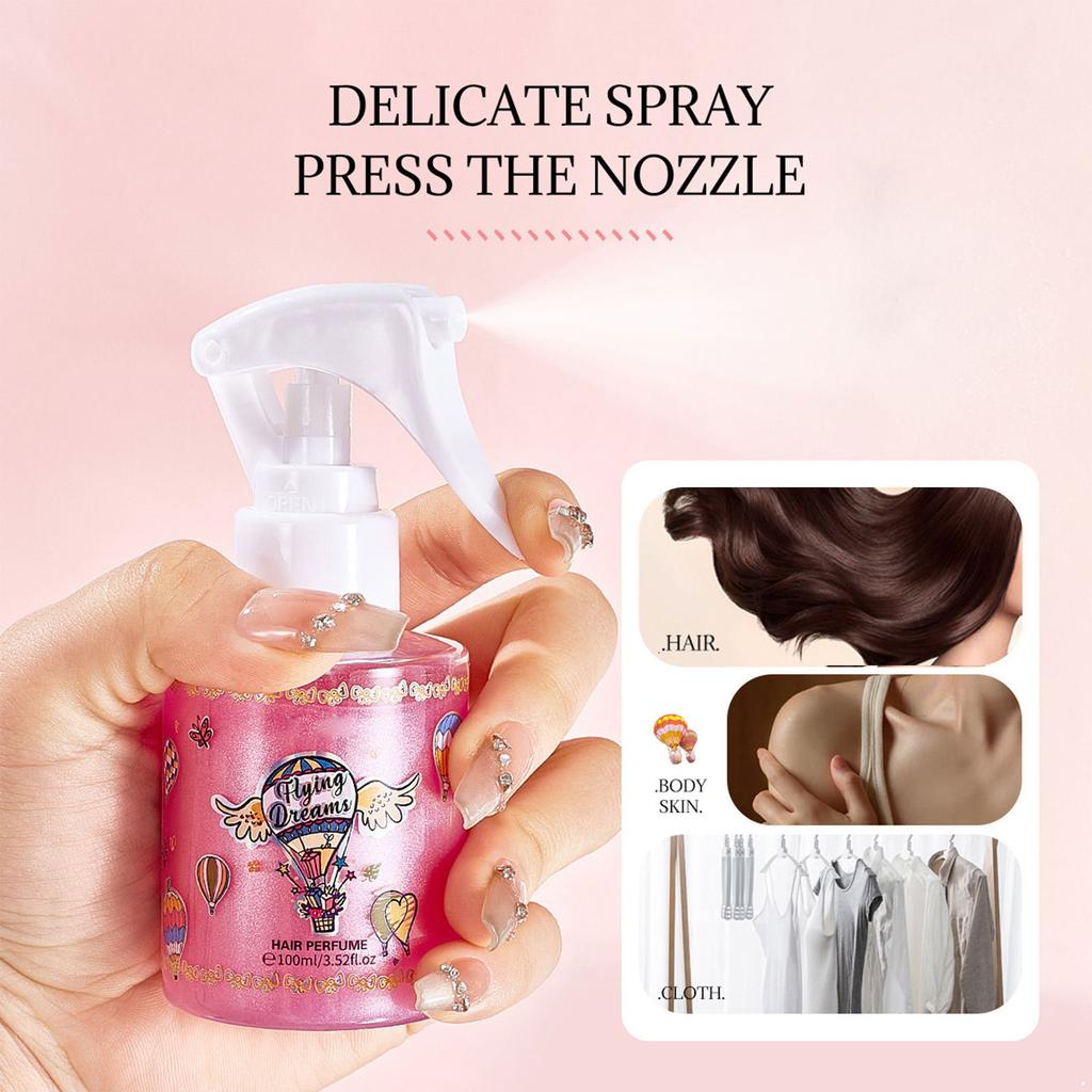 Refreshing Perfume Spray for Women Men - Long Lasting Fragrance Mist Suitable for Body Hair and Clothing