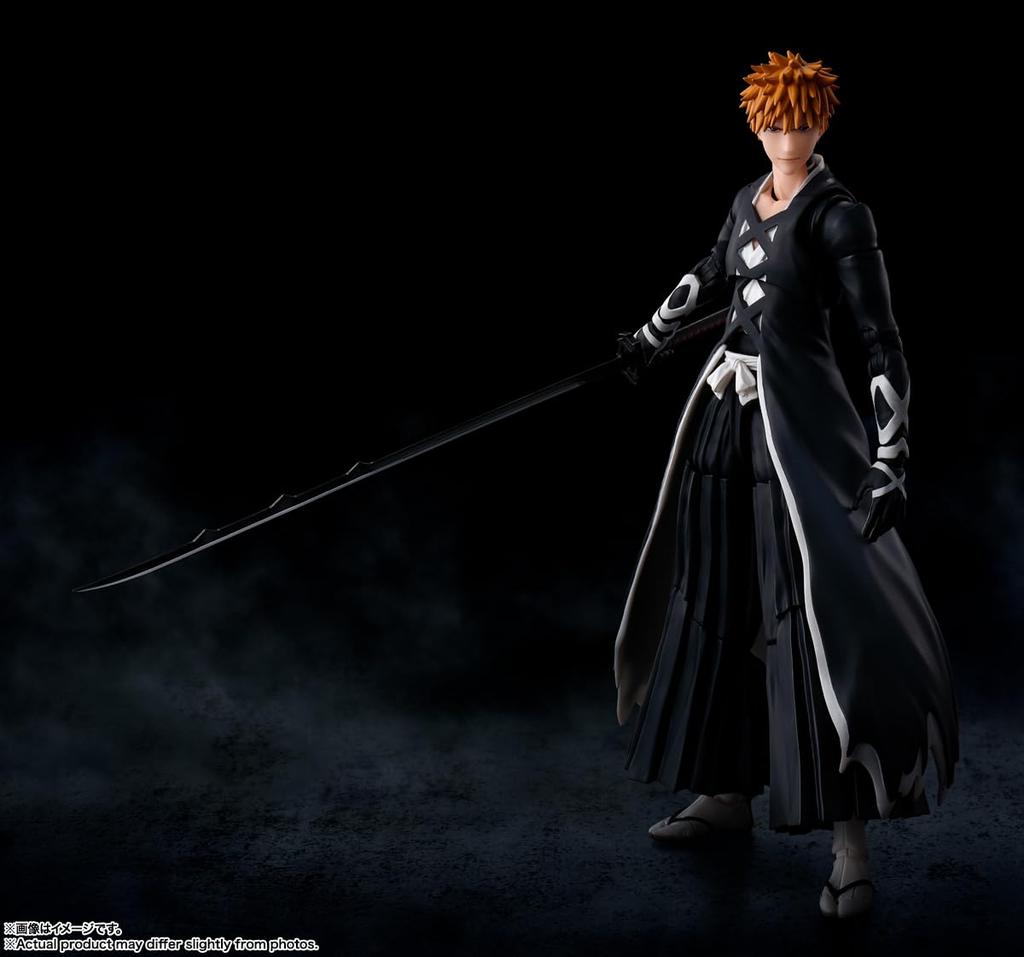 TAMASHII NATIONS S.H.Figuarts BLEACH Thousand-Year Blood War Arc Kurosaki Ichigo -Bankai: Tensa Zangetsu- Approx. 155mm ABS & PVC Pre-painte
