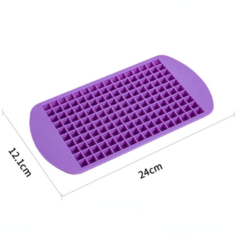 160 Grid Silicone Ice Tray Mold Ice Cube Mold Ice Mold Ice Grid Tray Mini Ice Cubes Small Square Mold Ice Maker Mold