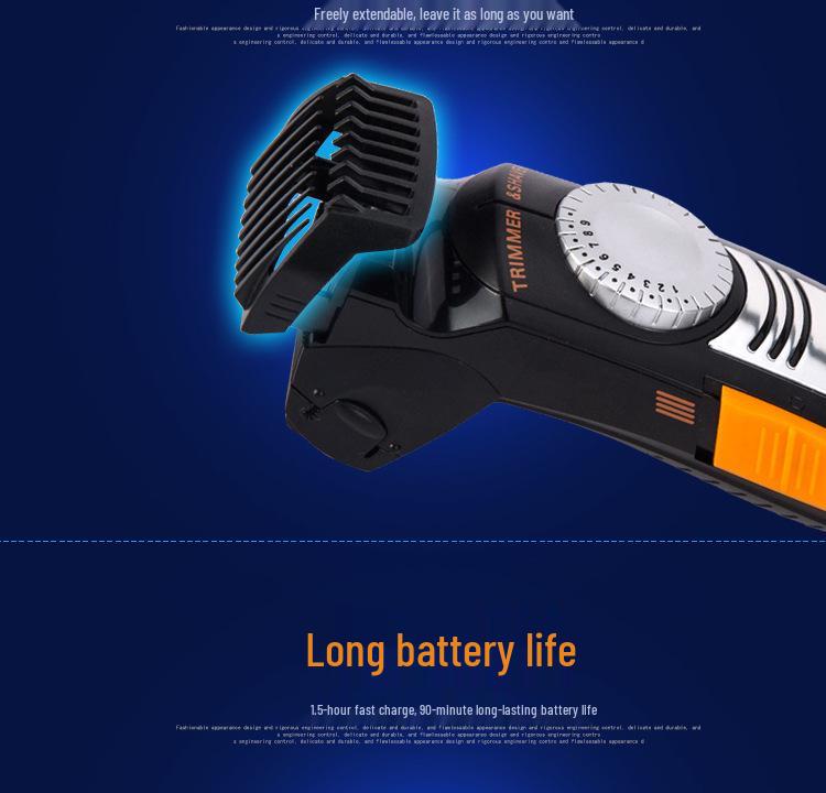 Rechargeable Electric Hair Clipper & Head Shaver Trimmer