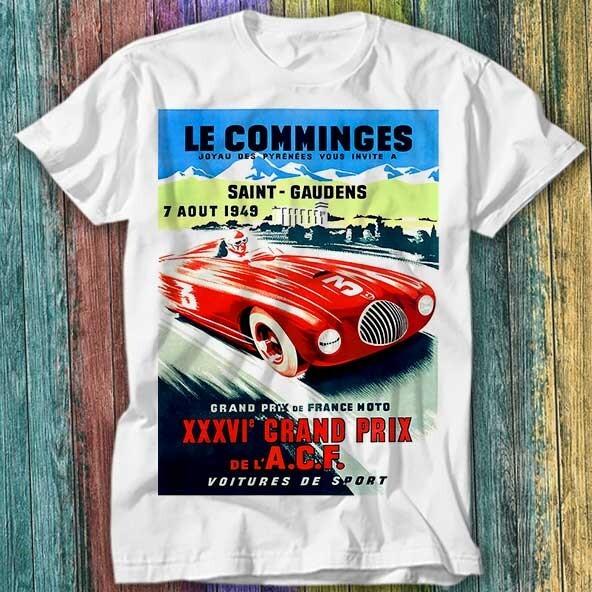 

1949 French Grand Prix Racing T Shirt Top Tee 538 3XL