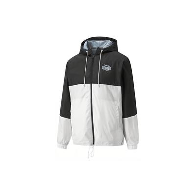 Giacca a vento MVP con cappuccio a coulisse Giacca tessuta Uomo Capispalla Nero 532208-01