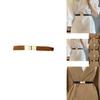 Elegant Elastic Waist Belt For Women Black And Camel Colors Slimming Accessory