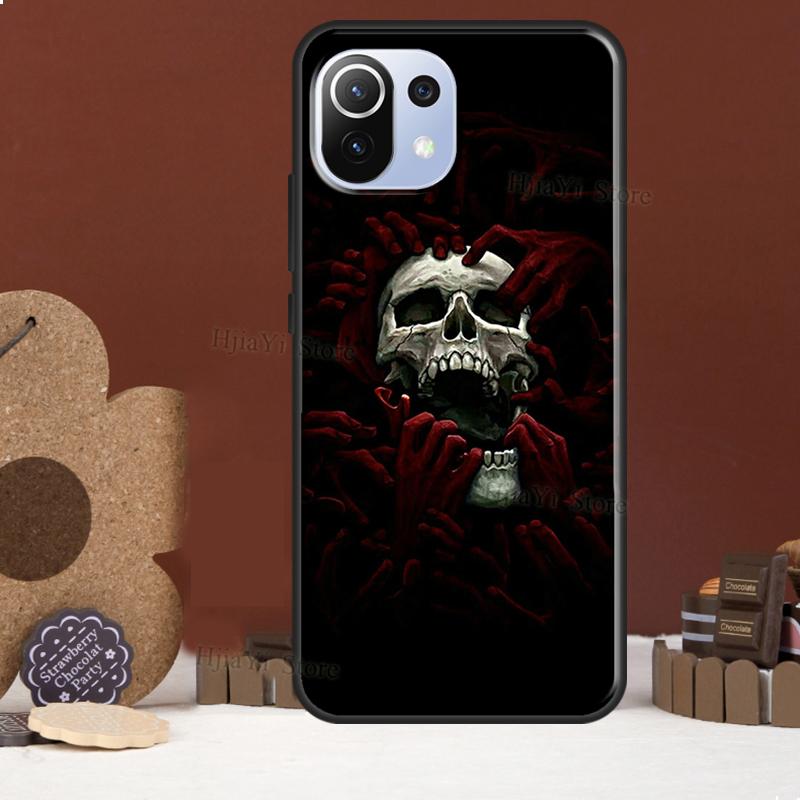 

Horror Skull Gothic Funda For POCO F5 X3 X4 X5 Pro F4 GT C40 F3 Case For Xiaomi 11T 12T Pro 12 X 13 Lite Cover POCO F5 Pro