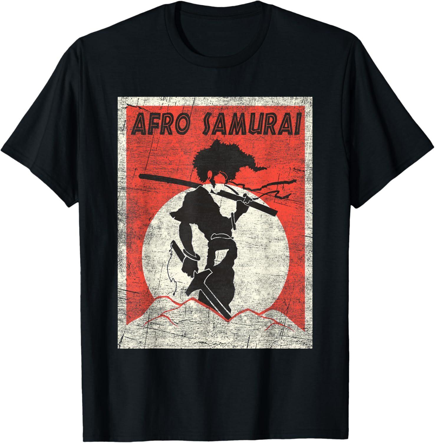 

Afro Samurai Shirt Vintage Samurai T-Shirt Mens Womens Tees Top Tops Tee XL