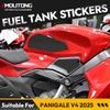 For PANIGALE V4 2025 Motorcycle Sticker Decal Anti-slip Fuel Tank Pad Motorcycle Accessories
