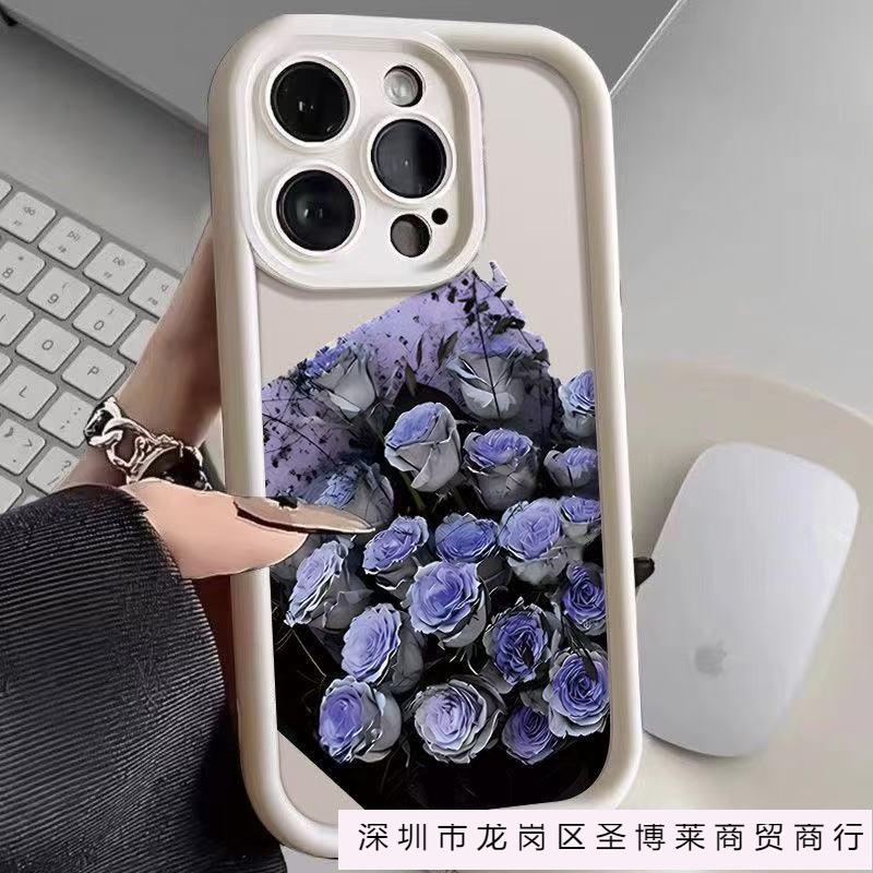 Art Dark Night Rose for Iphone16pro Mobile Phone Case Apple 15 Anti-drop 14/13promax New 12