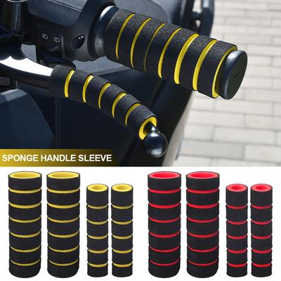 4 Pièces/Ensemble Universel Moto Vélo Guidon Mousse Éponge Housse de Poignée Antidérapante Douce Housse de Frein à Main Accessoires de Modification