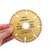 Vacuum Brazed Diamond Yellow Saw Blade 4.5 Inch Steel Metal Stone Cast Iron Reinforcing Steel Aluminium Multi-Purpose Power Tool