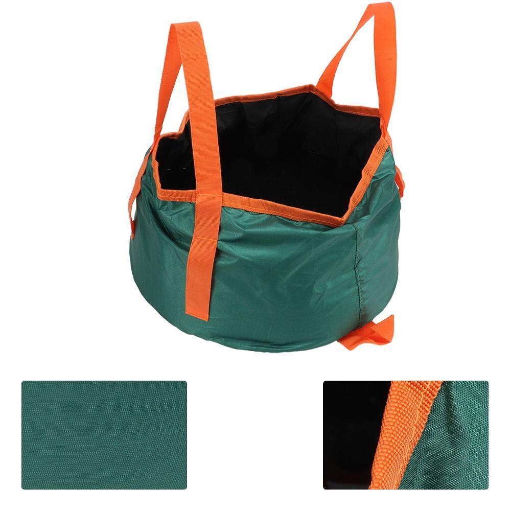 Thickened Collapsible Bucket Leakproof Reinforced Handle Portable Water Container With Storage Bag Lightweight Foldable Bucket