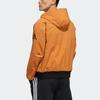adidas Jackets Men's Khaki Brown Hooded Non Detachable Moderate FJ0261