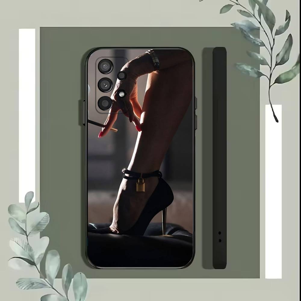 

Smoke Atmosphere Phone Case For Samsung S25,S24,S21,S22,S23,S30,Ultra,S20,Plus,Fe,Lite,5G Black Cover Samsung S21Ultra