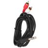 6.35mm To Dual RCA Audio Cable Stereo Male Adapter Connector Audio Y Splitter Cable