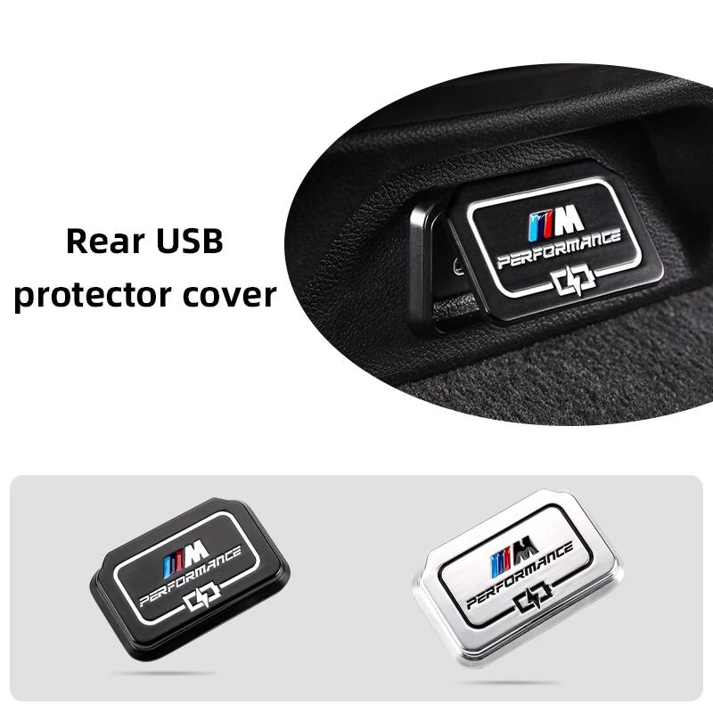 Car Sticker 2025 Hot Car Interior USB Type-C Charging Interface Dust Cover For BMW M Performance F40 F44 G20 G30 G32 F48 F39 G01