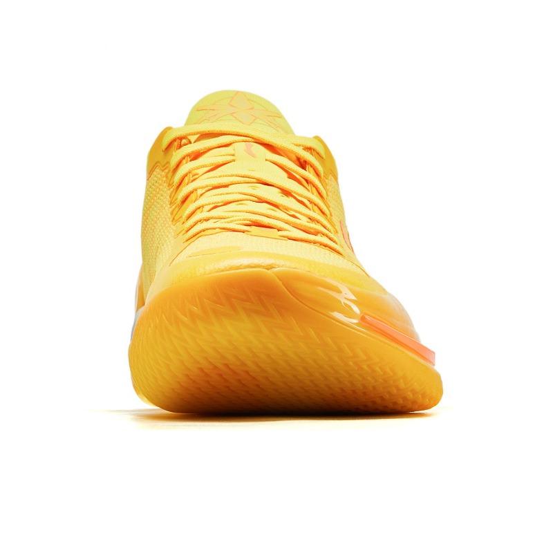 Li-Ning Liren 4 V2 Golden Chalice Basketball Shoes Unisex Fluorescent Mango Yellow ABAU037-5