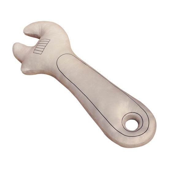 

75/90/100cm Plush Pillow PP Cotton Soft Cozy Touch Accompany Sleeping Pillow Bedroom Decor Sofa Cushion Wrench Plush Toy Long 75cm белый