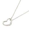 Used Open Heart SM Necklace Necklace Silver925 Silver Used