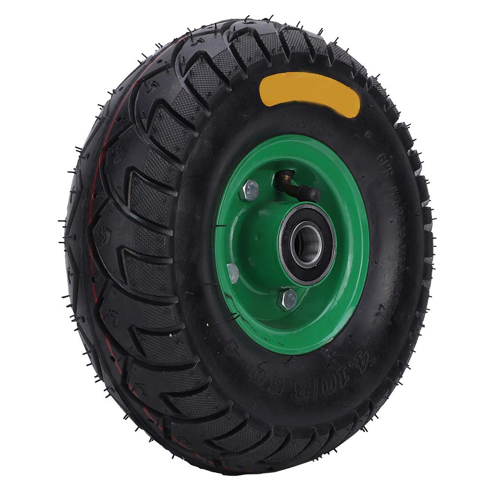 

Dolly Transport Vehicle Hand Truck Air Tire Dolly Tire Replacement Bearing Steel 260mm Pneumatic Tire Hand Truck Air Tire Bearing Rubber Inflatable
