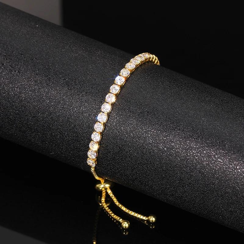 

CAOSHI Fashion Shining Bracelets for Women Versatile Stylish Everyday Wearable Jewelry Bright Zirconia Accessories for Wedding