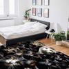 Cat Washable Area Rugs Pet Animal Cat Ears Eyes Non Slip Rugs for Living Room Bedroom, Low Pile Floor Mat Large Indoor Carpet