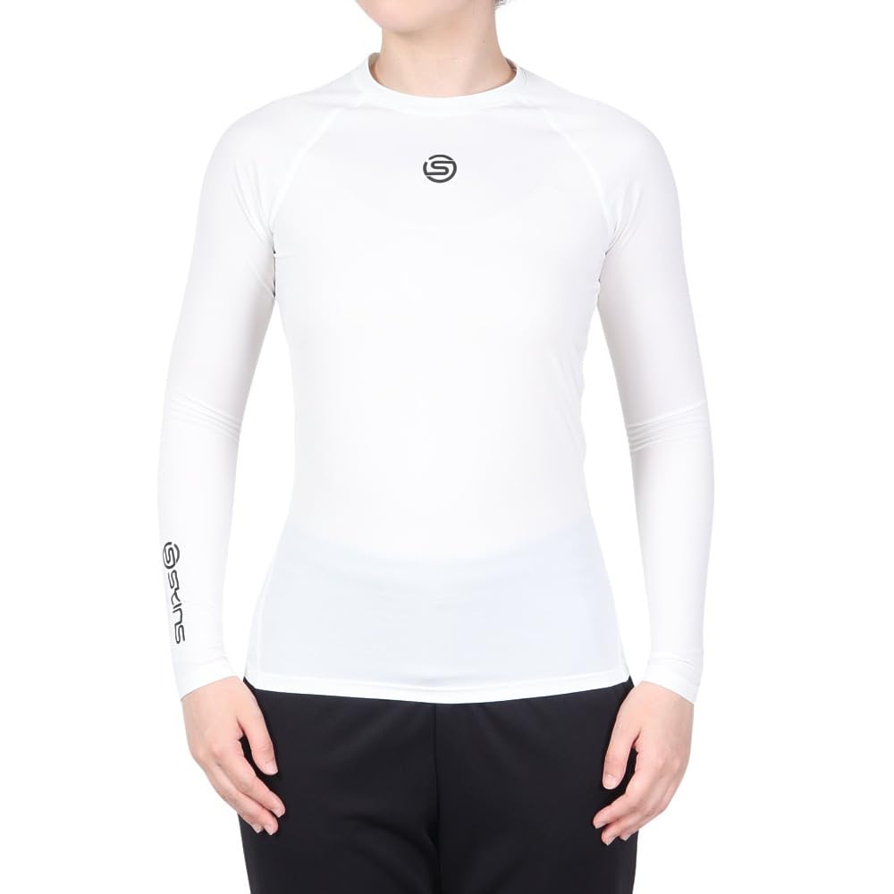 Skins Long Sleeve Compression Size M SERIES-1 Women's Shirt, 18221110, White,