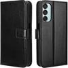 Flip Case for Samsung Galaxy M15 5G, Crazy Horse Wallet, Black