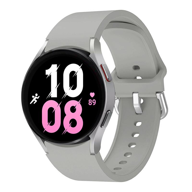 

Original Strap For Samsung Galaxy Watch 4/5/6 classic 47mm 43mm 44mm 40mm No Gaps Silicone Bracelet Galaxy Watch 5 pro 45mm band Galaxy 6 40mm 44mm