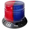220V Magnetic Red & Blue Strobe Roadblock Warning Light