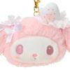 Sanrio My Melody Face Pass Case (White Strawberry Tea Time) Japan NEW