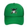Unisex Women Zoro Wanted onepieces  Trucker Hats Outdoor Mesh Baseball Cap Polyester  Hats Adjustable Sun Caps Summer