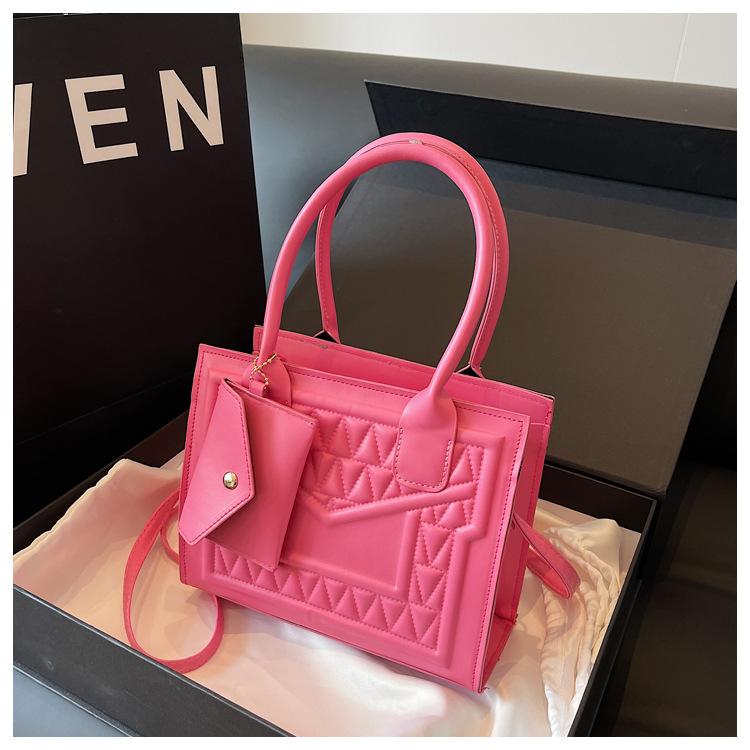 

Bags2024 New Mother and Child Bag High Quality Tote Bag Fashion Versatile Handbag Niche Shoulder Bag Women рожевий