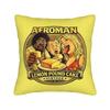 Retro Afroman Lemon Pound Cake Square Pillow Case Polyester Decorative Pillow   Awesome Cushion Covers