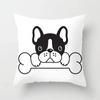 French Bulldog Cushion Cover Sofa Dogs Pillow Cover for Home Decoration Sofa Chair Cars Decorative Pillows Pillowcase X