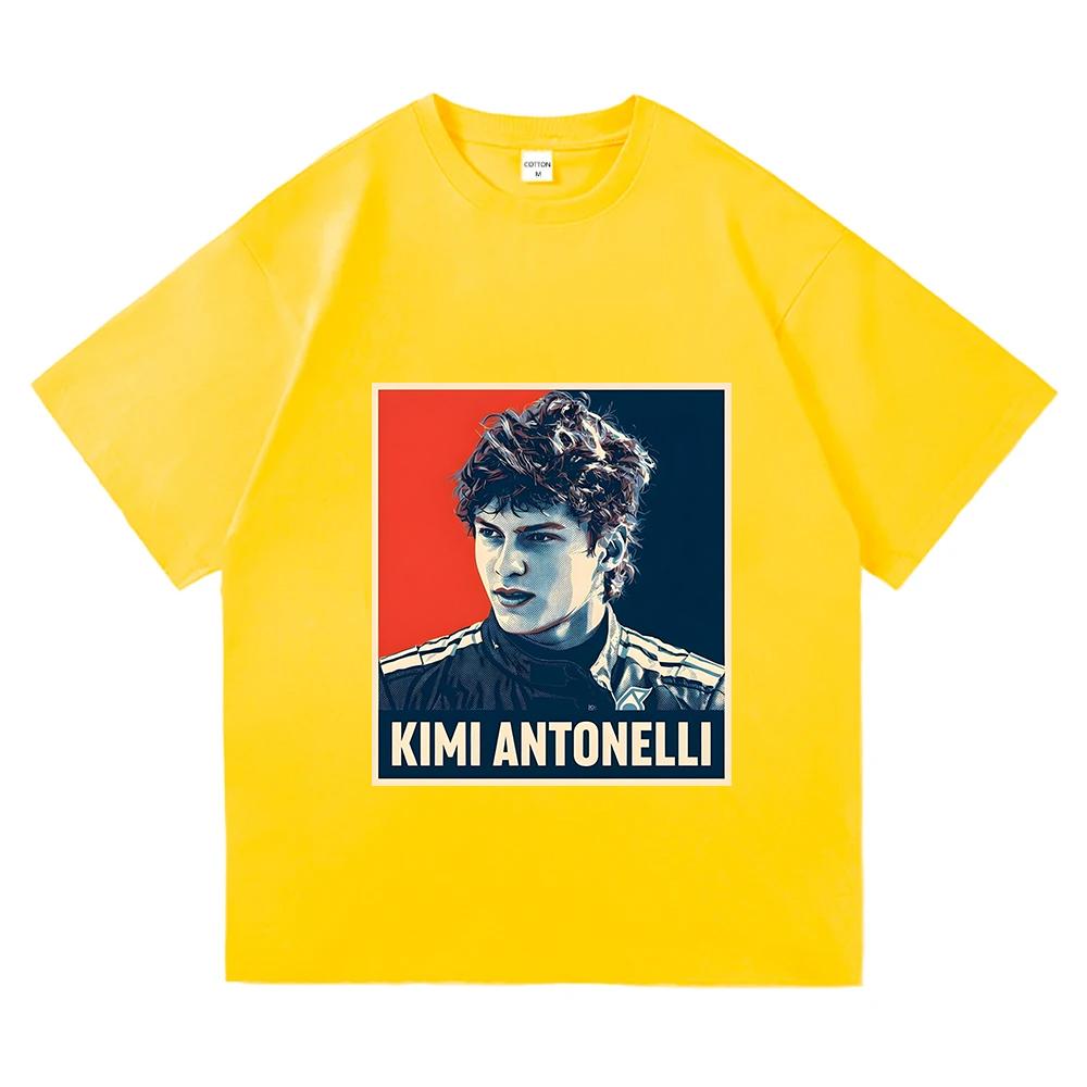 

Andrea Kimi Antonelli T-shirt Fashion Casual Cotton Tees High Quality Round Neck Short Sleeve Graphic Printing Ropa Mujer Tops 4XL