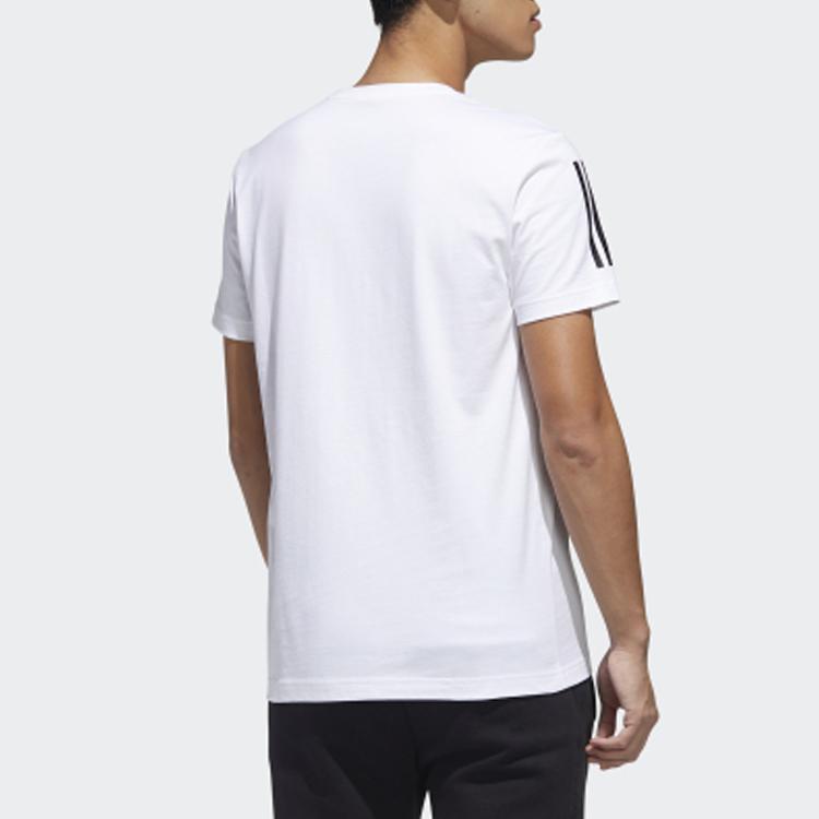 Adidas Neo Tee Casual 2020 Round Neck Short Sleeve T-Shirt Men Tops White GK1495