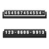 Car Temporary Parking Card Luminous Rotary For Phone Number Car Stop Sign Phone Number License Plate Auto Decoration Accessories