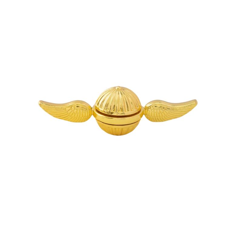 Golden Snitch Fidget Spinner Metal Antistress Hand Fingertip Gyro Rotation Cupid Spinning Top Stress Relief Toys for Kid Adults